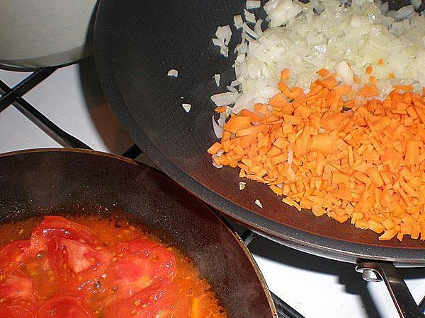 faire frire les légumes