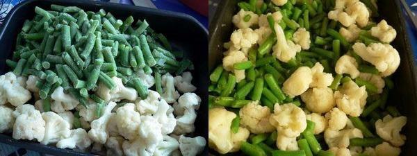 hacher et faire bouillir les légumes