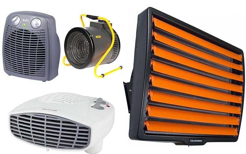 calentadores de ventilador