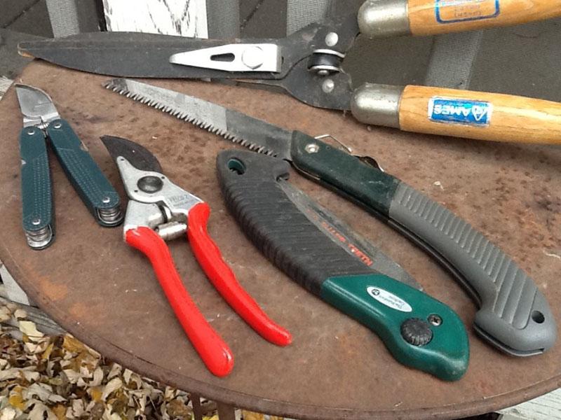 herramientas de jardín