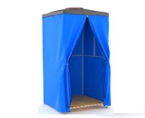 cabine de douche fermée avec réservoir