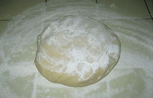 la pâte salée est prête
