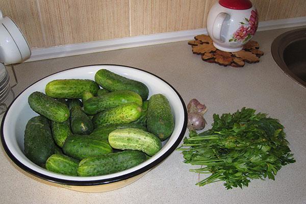 preparación de ingredientes