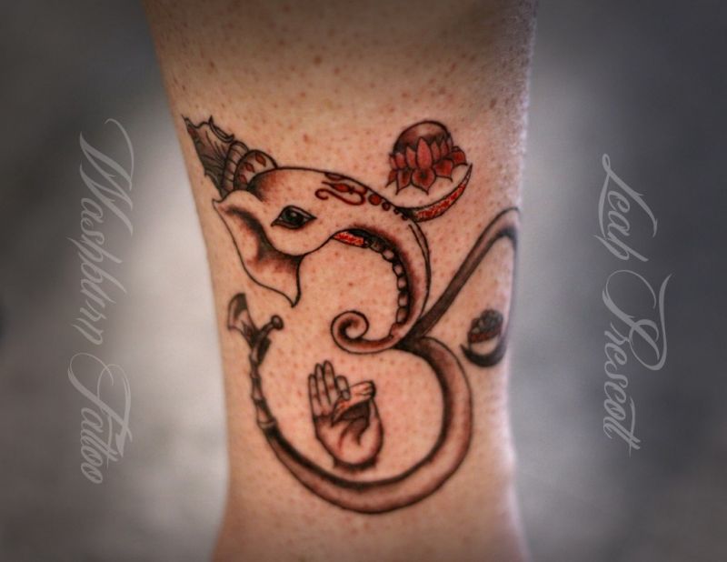 Om Tattoo Designs - 151 أفضل التصاميم وفناني Om Tattoo