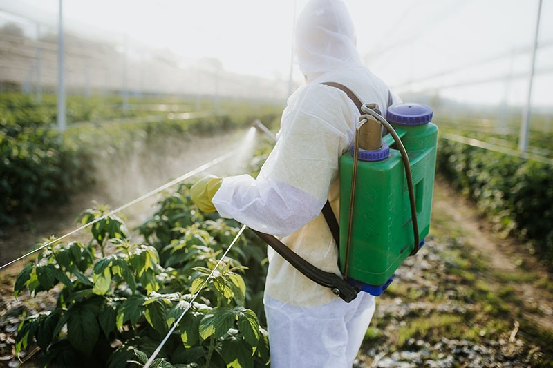 trabajar con pesticidas
