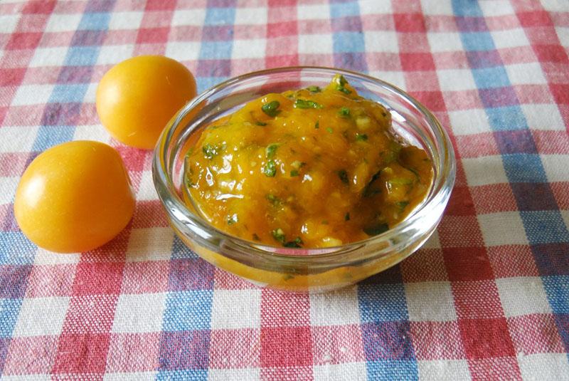 ciruela cereza clásica adjika