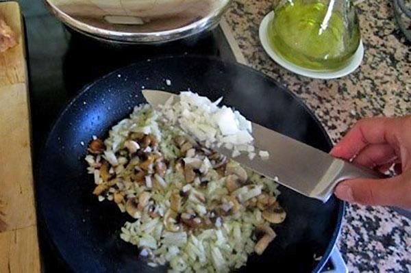 faire frire les champignons