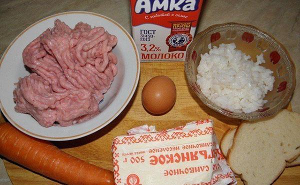 ingrédients pour rouleau de poulet