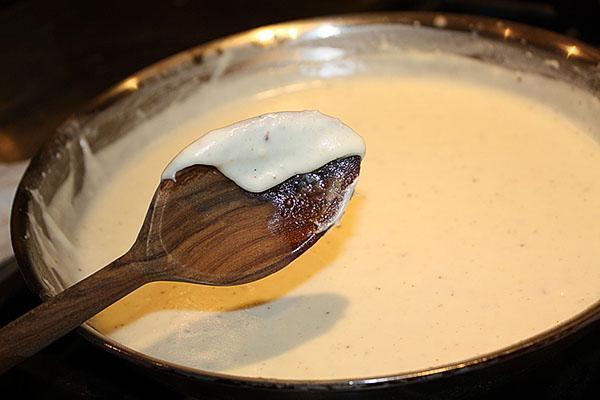 cuisson sauce béchamel