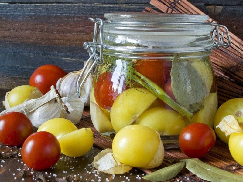 Physalis en escabeche