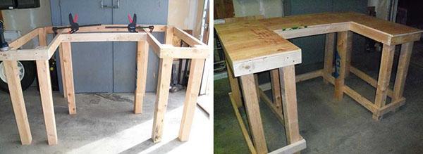 fabriquer une table en bois