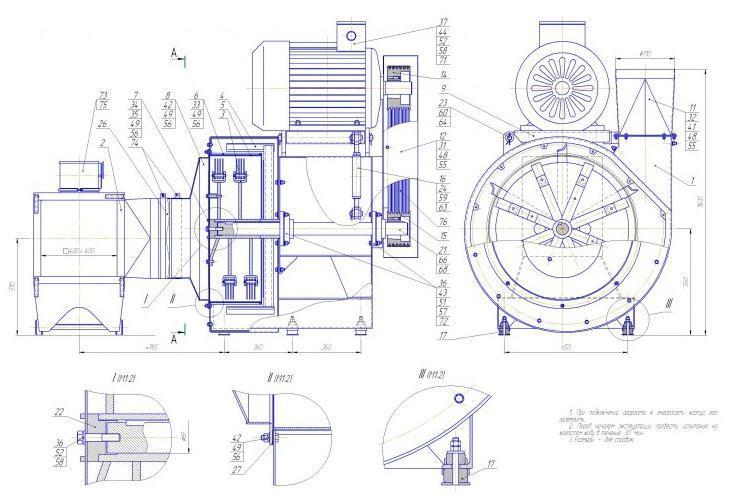 dibujo triturador casero