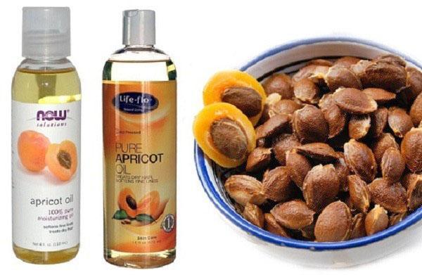 noyaux et huile d'abricot