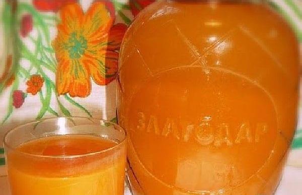 compota de albaricoque-naranja con pulpa