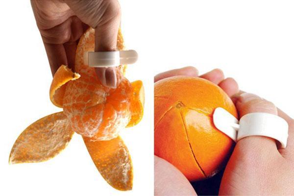 éplucher la mandarine rapidement et facilement
