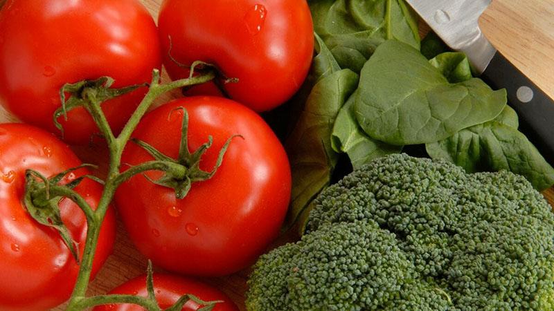 verduras para la receta