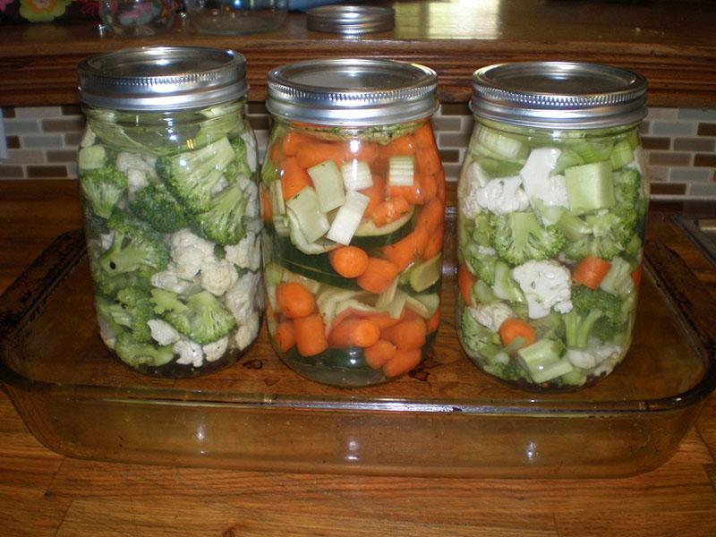 verduras variadas para el invierno