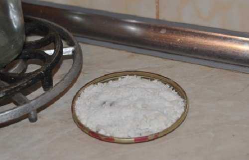 acide borique et poudre