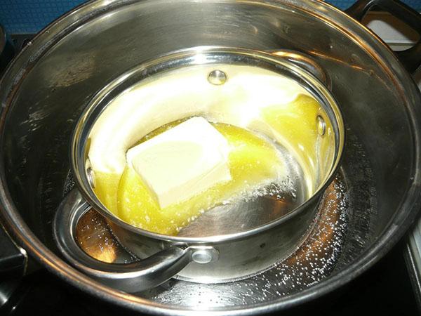 mantequilla derretida