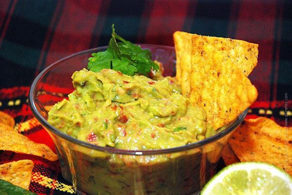 guacamole à la menthe