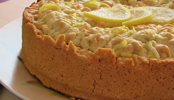 pastel de cítricos