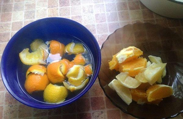 preparar cítricos