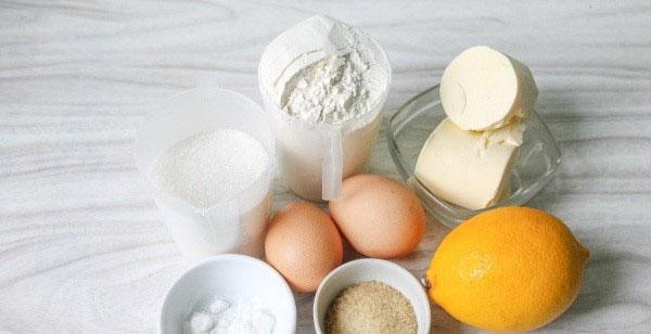 ingredientes para el pastel