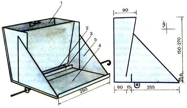 Dispositivo de tolva para lechones