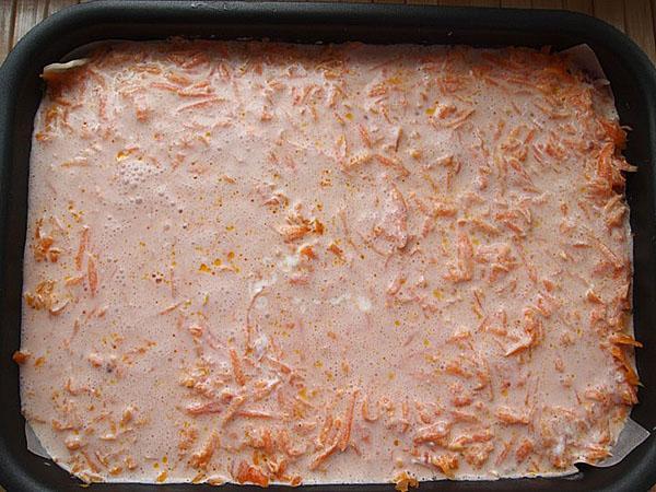 verser sur la sauce et enfourner