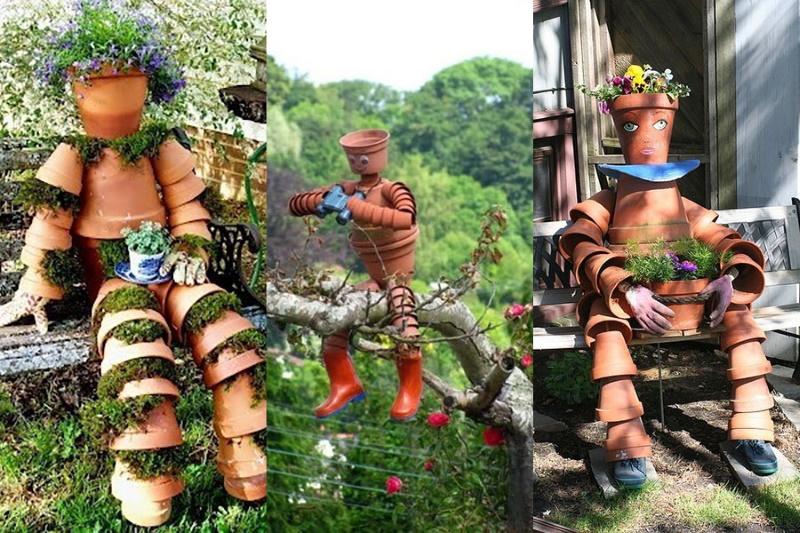 belles figurines de jardin