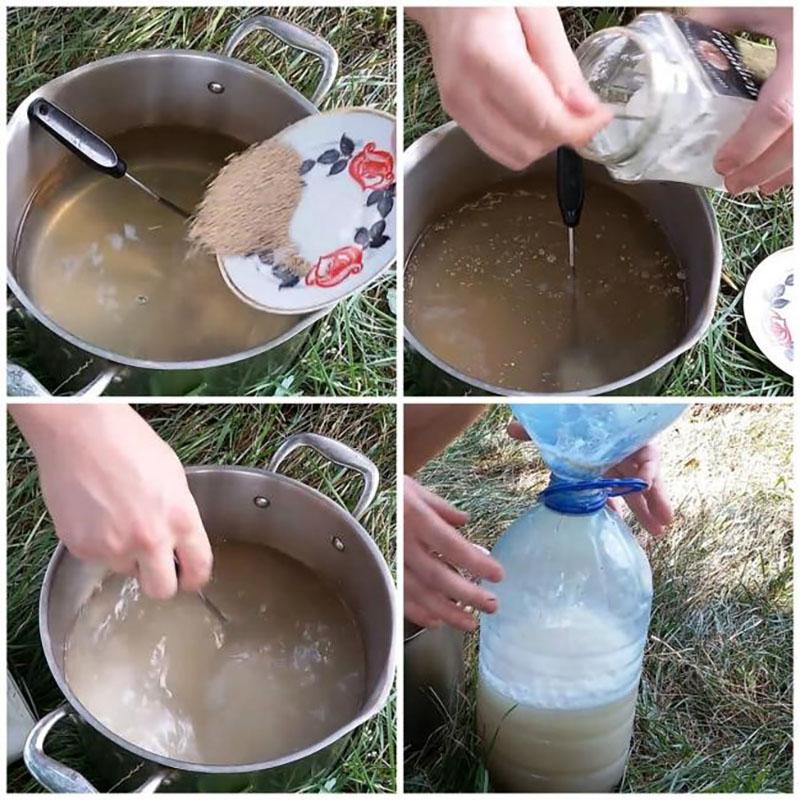 proceso de preparación de fertilizantes