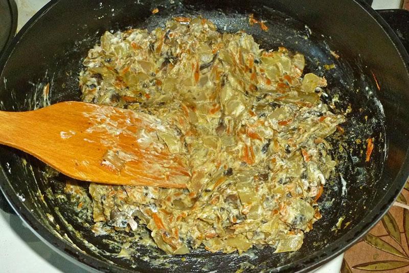 guiso de zanahorias y cebollas en mayonesa