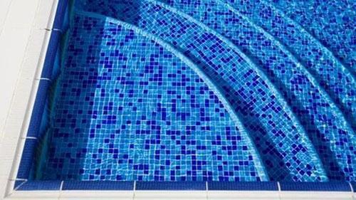 azulejos de mosaico de la piscina