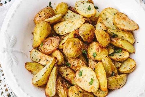 patatas caseras con mostaza