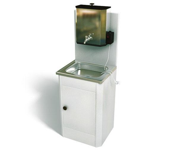 Lavabo lavabo con calefactor