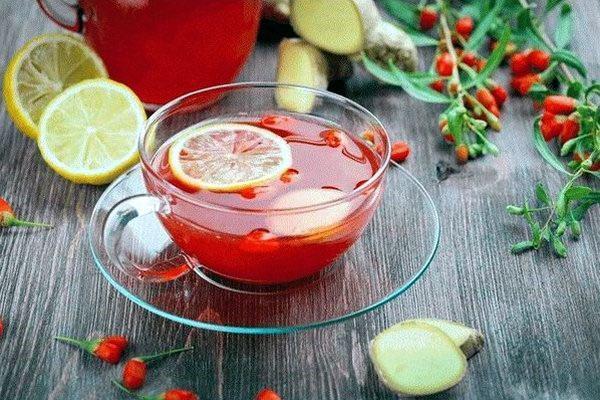boisson goji au citron