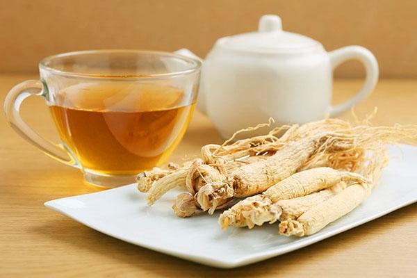 thé à la racine de ginseng
