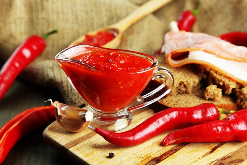 sauce piquante au poivre de cayenne