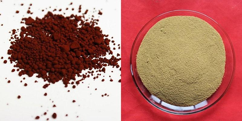 couleur de poudre de chélate de fer