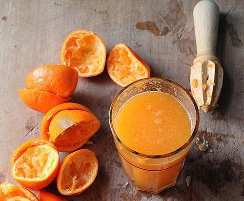 Jus de mandarine frais