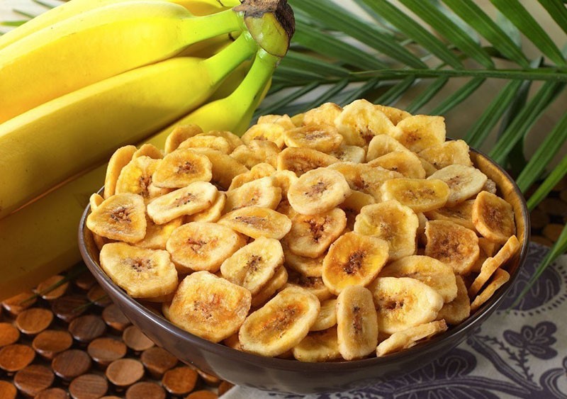 composition de bananes séchées