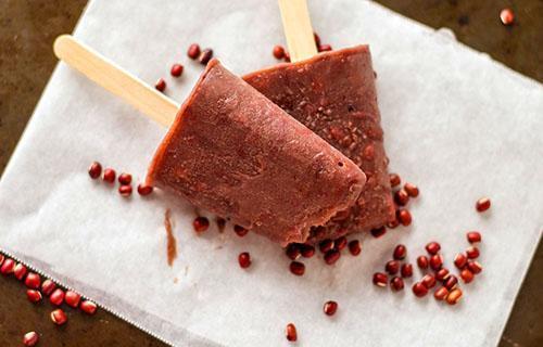 Helado de frijoles adzuki