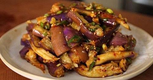 berenjena con salsa de soja
