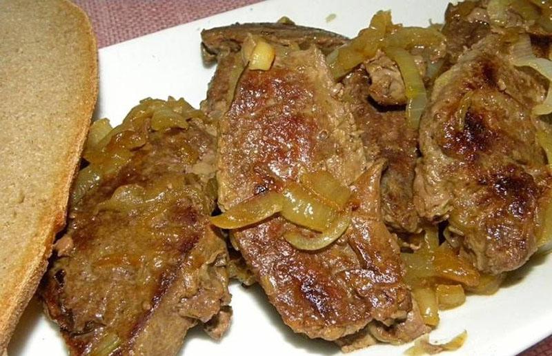 recetas clásicas de hígado de res frito con cebolla