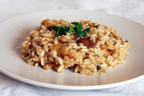 risotto según la receta estándar