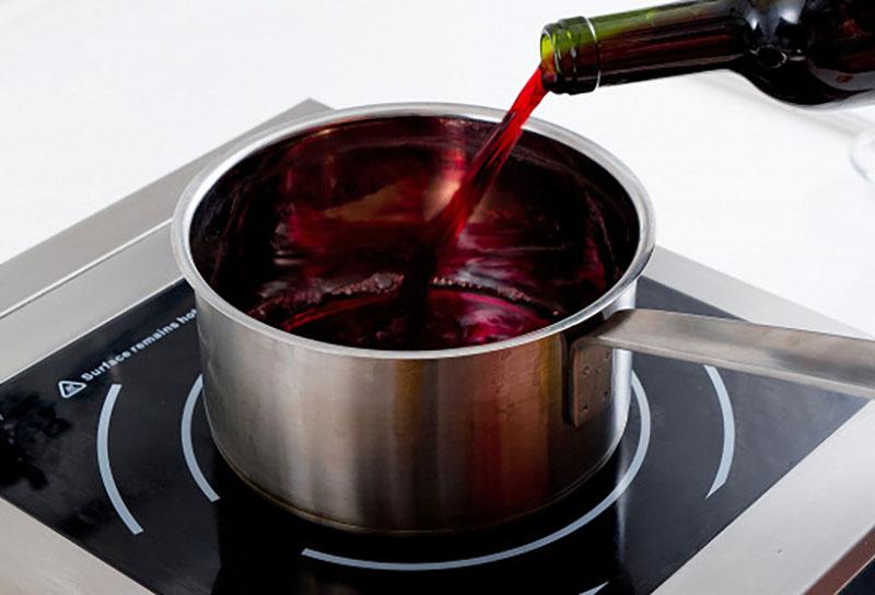 hervir el vino