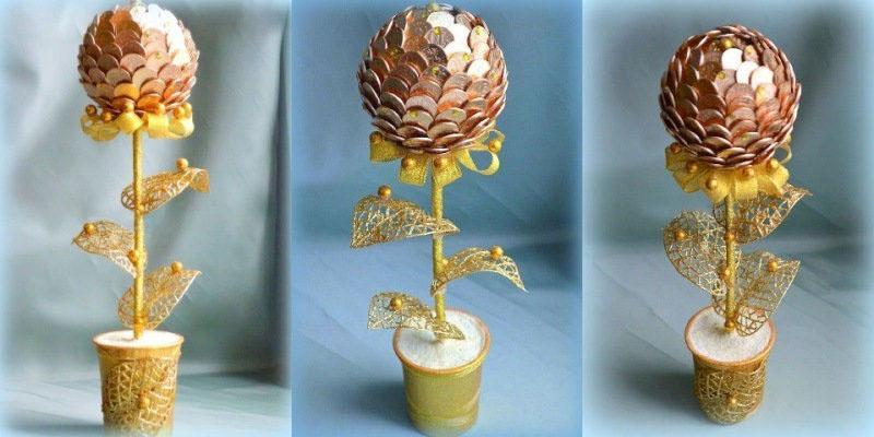 artesanía de monedas