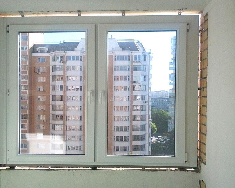 installation d'un bloc de fenêtre