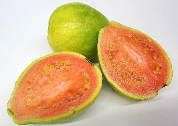variedad de guayaba con pulpa de naranja