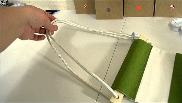 double cordon pour attacher un hamac